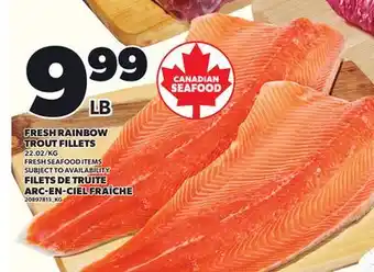 Independent Grocer FRESH RAINBOW TROUT FILLETS offer