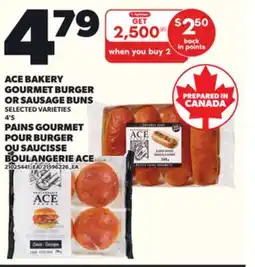 Independent Grocer ACE BAKERY GOURMET BURGER OR SAUSAGE BUNS, 4'S offer