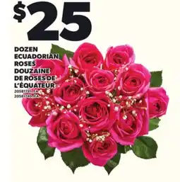Independent Grocer DOZEN ECUADORIAN ROSES offer