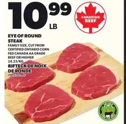 Independent Grocer EYE OF ROUND STEAK offer