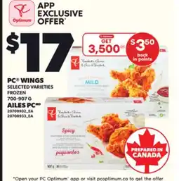 Independent Grocer PC WINGS, 700-907 G offer