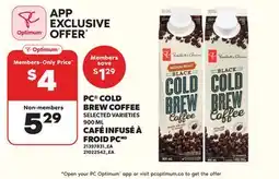 Independent Grocer PC COLD BREW COFFEE, 900 ML offer