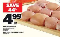 Independent Grocer CHICKEN THIGHS BONELESS, SKINLESS offer
