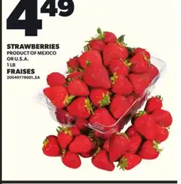 Independent Grocer STRAWBERRIES, 1 LB offer