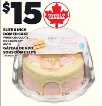 Independent Grocer ELITE 6 INCH DOMED CAKE, 800 G offer