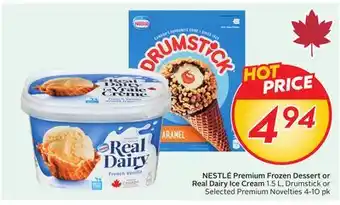 Sobeys Premium Frozen Dessert or Real Dairy Ice Cream offer