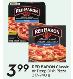 Sobeys Classic or Deep Dish Pizza offer