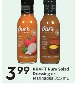 Sobeys Pure Salad Dressing or Marinades offer