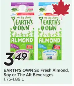 Sobeys So Fresh Almond, Soy or The Alt Beverages offer