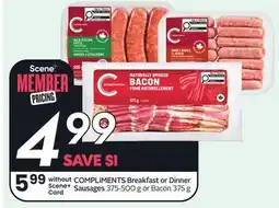 Sobeys Breakfast or Dinner Sausages offer