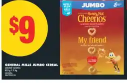 No Frills GENERAL MILLS JUMBO CEREAL 825 g-1.3 kg offer