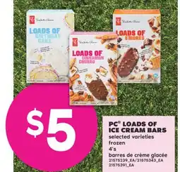 No Frills PC LOADS OF ICE CREAM BARS, 4's offer