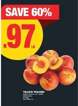 No Frills YELLOW PEACHES offer