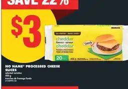 No Frills NO NAME PROCESSED CHEESE SLICES, 400 g offer