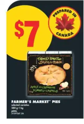 No Frills FARMER'S MARKET PIES, 580 g-1 kg offer