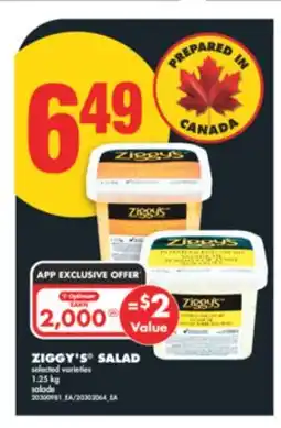 No Frills ZIGGY'S SALAD, 1.25 kg offer