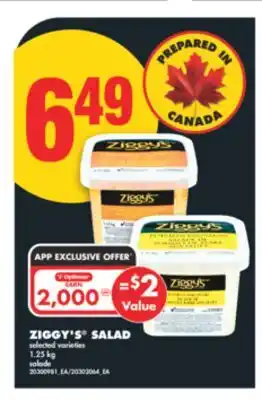 No Frills ZIGGY'S SALAD, 1.25 kg offer