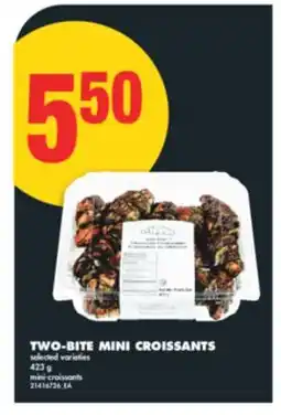 No Frills TWO-BITE MINI CROISSANTS, 423 g offer