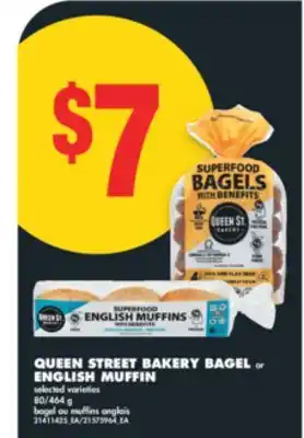 No Frills QUEEN STREET BAKERY BAGEL or ENGLISH MUFFIN, 80/464 g offer