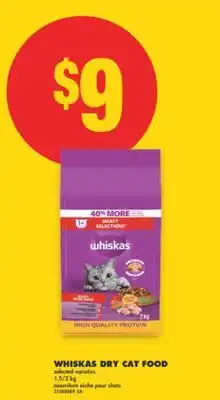 No Frills WHISKAS DRY CAT FOOD offer