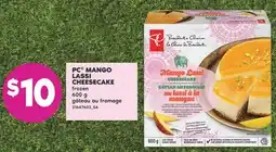 No Frills PC MANGO LASSI CHEESECAKE, 600 g offer