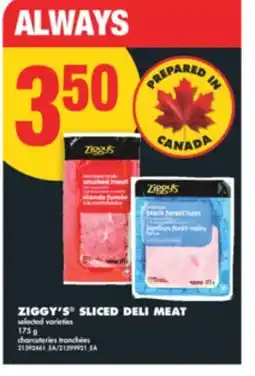 No Frills ZIGGY'S SLICED DELI MEAT, 175 g offer