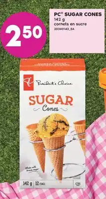 No Frills PC SUGAR CONES, 142g offer