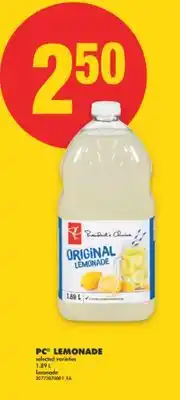 No Frills PC LEMONADE, 1.89 L offer