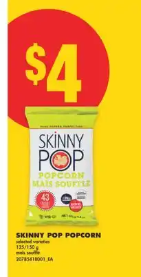 No Frills SKINNY POP POPCORN, 125/150 g offer