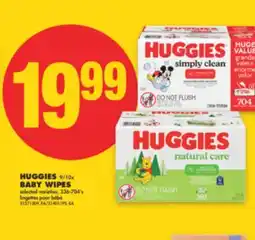 No Frills HUGGIES 9/10x BABY WIPES, 336-704's offer