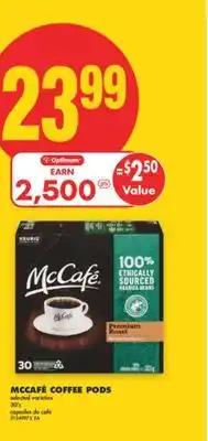 No Frills MCCAFÉ COFFEE PODS, 30's offer