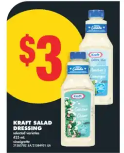 No Frills KRAFT SALAD DRESSING, 425 mL offer