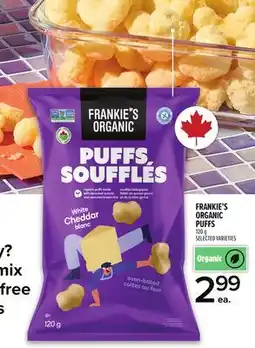 Metro FRANKIE'S ORGANIC PUFFS offer