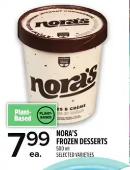 Metro NORA'S FROZEN DESSERTS offer