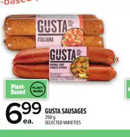 Metro GUSTA SAUSAGES offer
