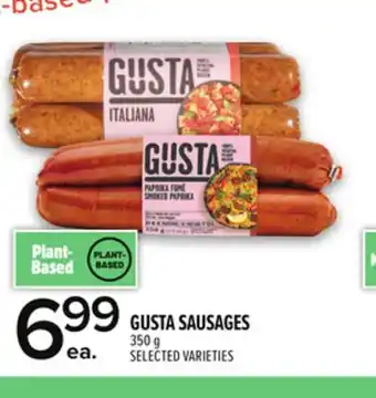 Metro GUSTA SAUSAGES offer