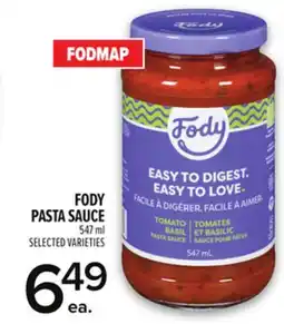 Metro FODY PASTA SAUCE offer
