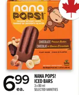 Metro NANA POPS! ICED BARS offer