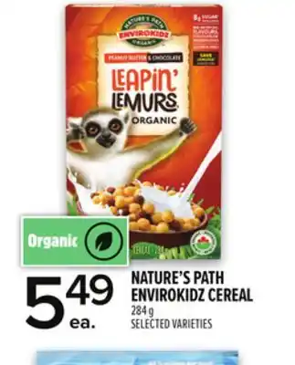 Metro NATURE'S PATH ENVIROKIDZ CEREAL offer