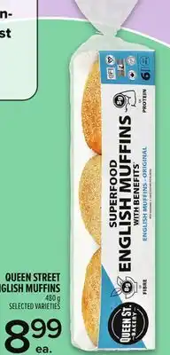 Metro QUEEN STREET ENGLISH MUFFINS offer