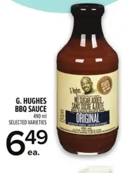Metro G. HUGHES BBQ SAUCE offer