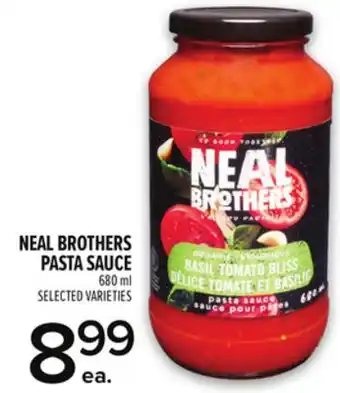 Metro NEAL BROTHERS PASTA SAUCE offer