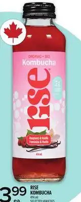 Metro RISE KOMBUCHA offer