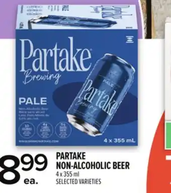Metro PARTAKE NON-ALCOHOLIC BEER offer