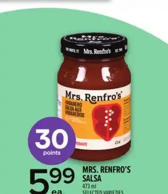 Metro MRS. RENFRO'S SALSA offer
