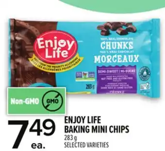 Metro ENJOY LIFE BAKING MINI CHIPS offer