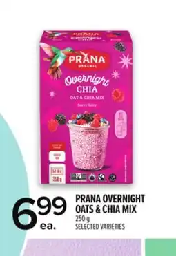 Metro PRANA OVERNIGHT OATS & CHIA MIX offer