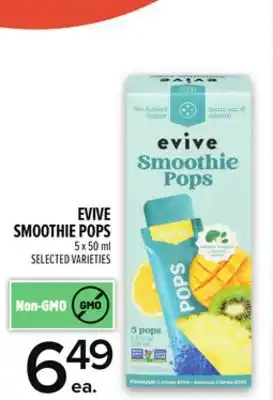 Metro EVIVE SMOOTHIE POPS offer