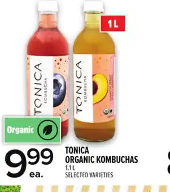 Metro TONICA ORGANIC KOMBUCHAS offer