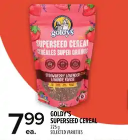 Metro GOLDY'S SUPERSEED CEREAL offer